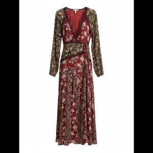 Boho Free People Maxi Dress NWT